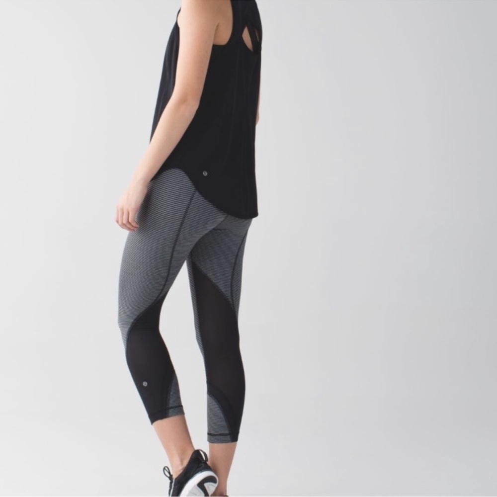 Lululemon Run Inspire Crop We Are From Space Black Legging 4